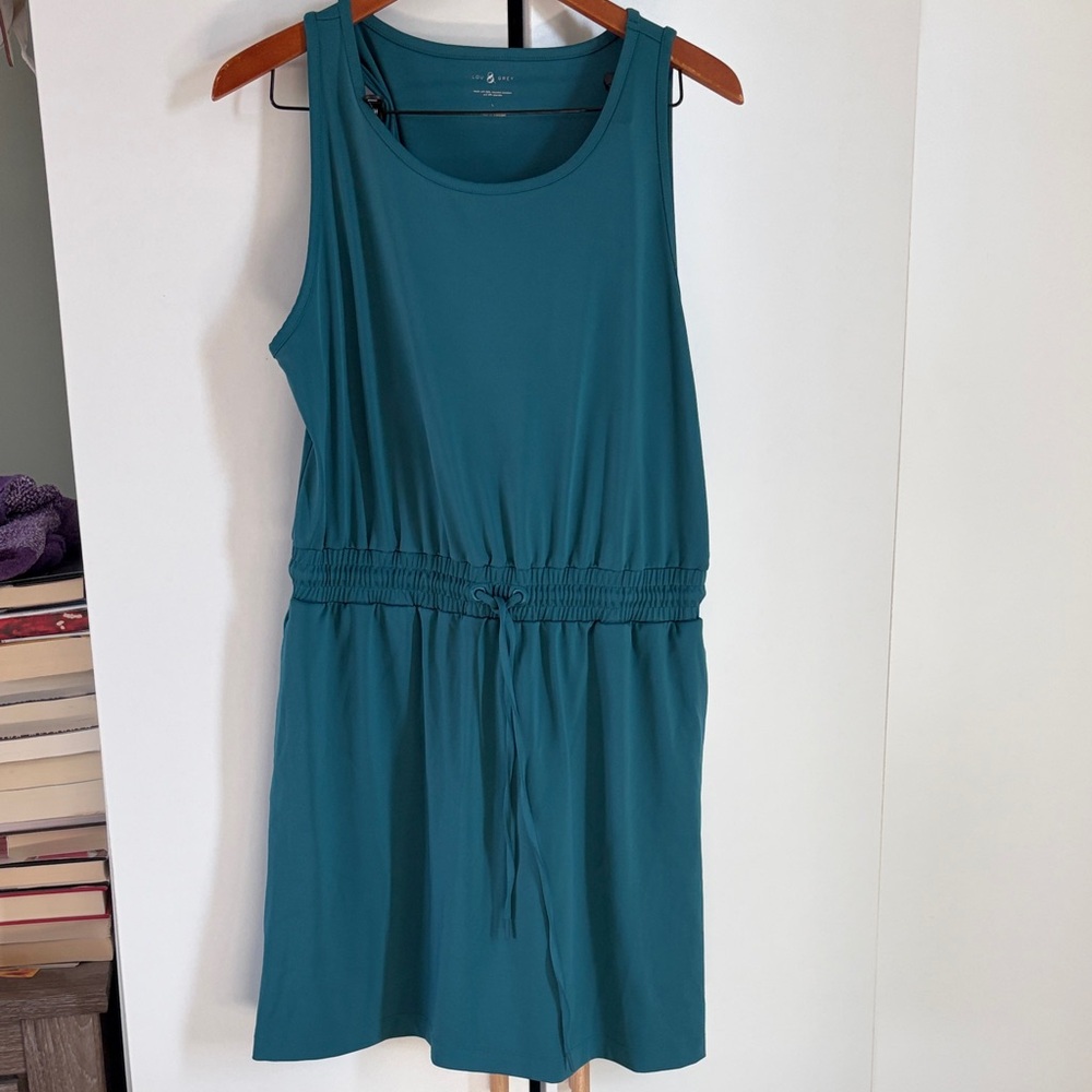 Lou & Grey Teal Mini Dress